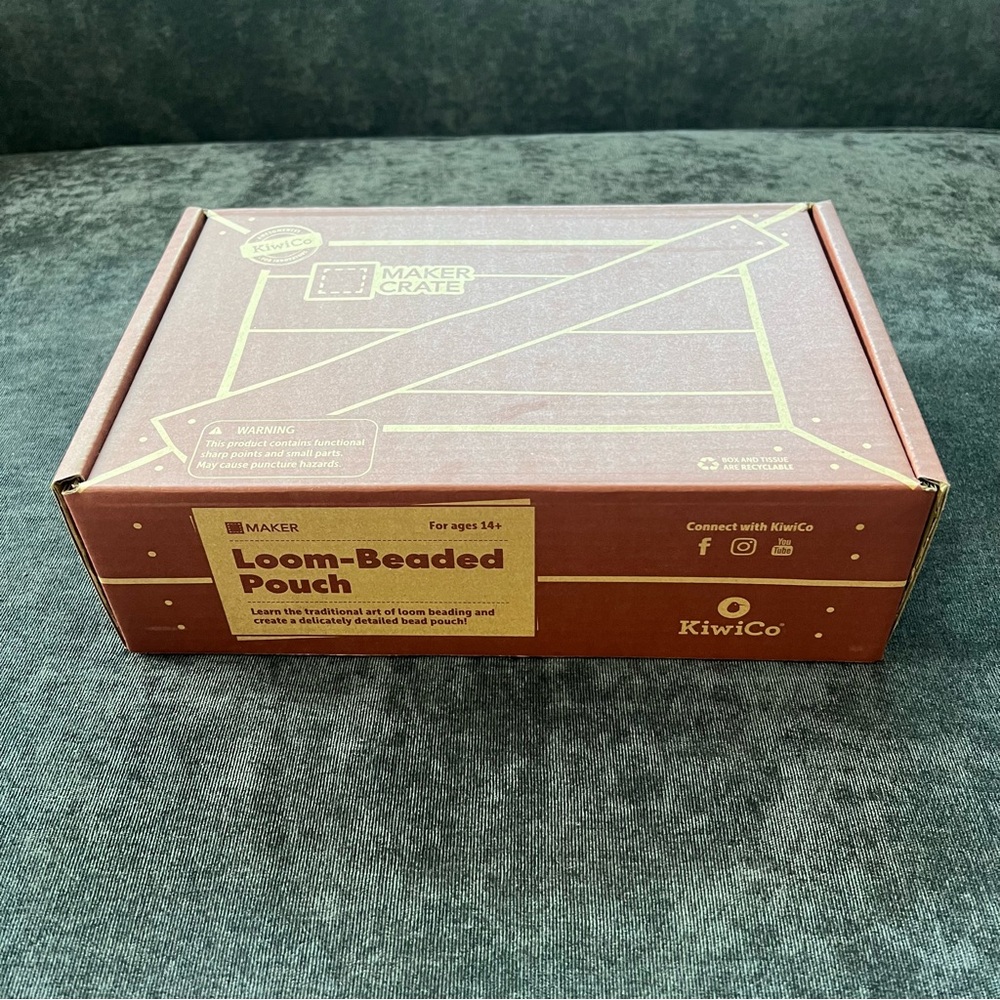 NIB KiwiCo Maker’s Crate- Loom: Beaded Pouch
